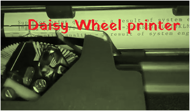Daisy Wheel Printer