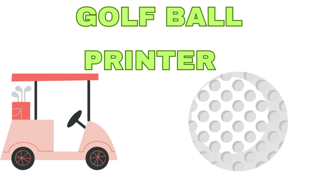 Golf Ball Printer