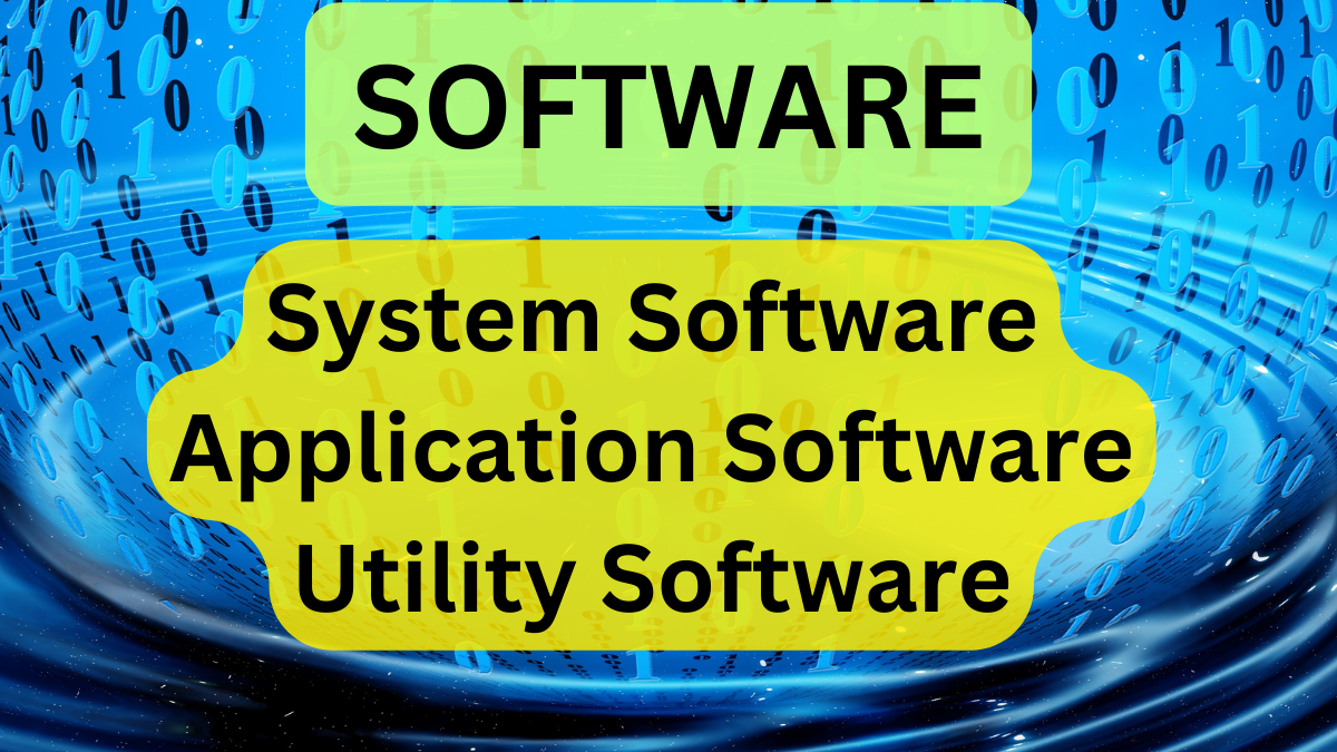 Computer Software System Software Application Software Utility Software